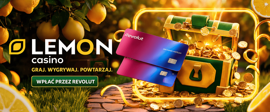 Revolut bank jest dostępny w Lemon Casino